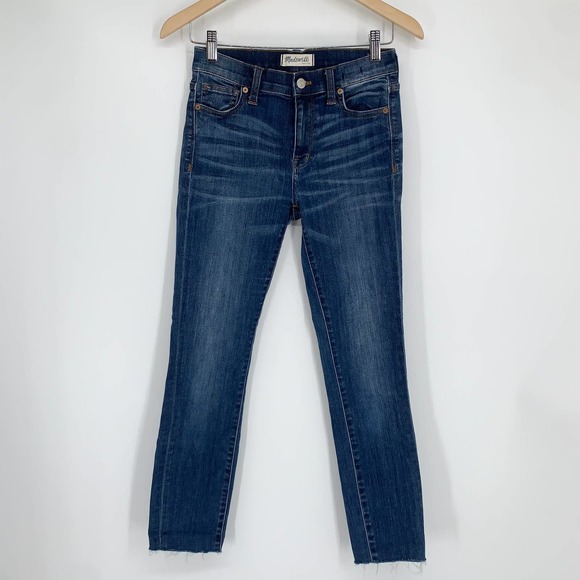 Madewell High Riser Skinny Skinny Jeans in Atlantic, High Waisted - Picture 3 of 9